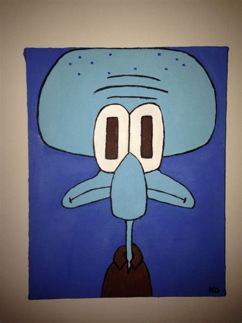Spongebob Squidward Painting