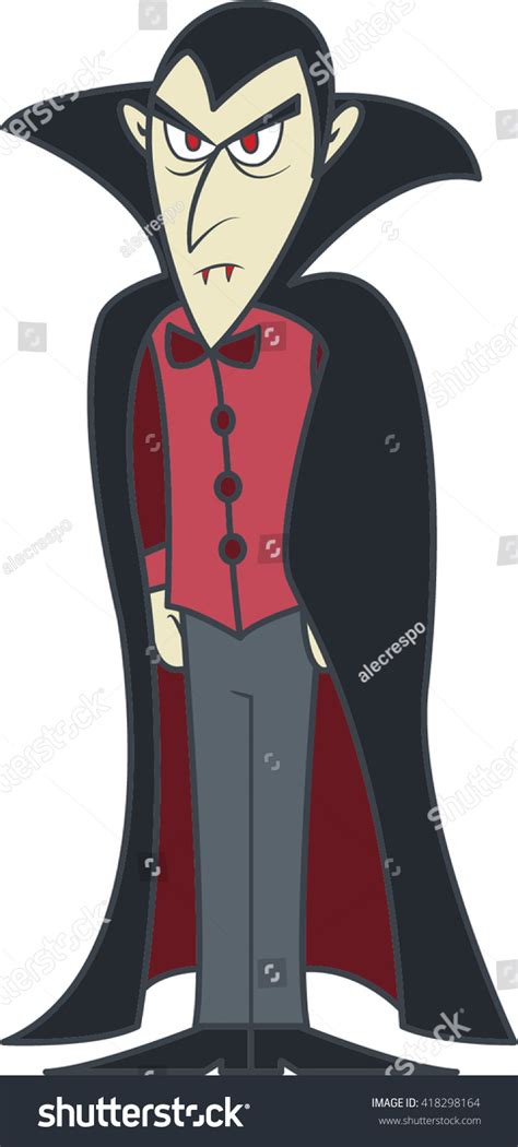 Dracula Cartoon Stock Vector Royalty Free 418298164