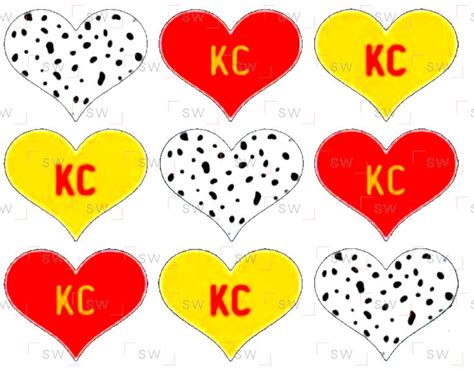 Kc Heart Design Super Png Kansas City Mahomes Kelce Kcmo Football