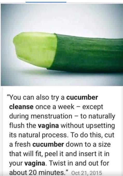 Young Girl Cucumber Pussy