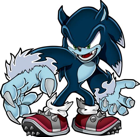 Artwork Of Sonic The Werehog Sonic Art Assets Dvd Wiki Fandom