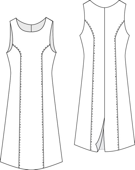 Princess Line Dress Pdf Sewing Pattern By Angela Kane Princess Line
