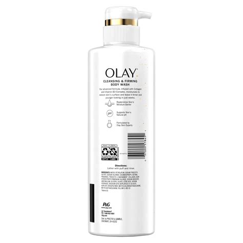 Olay Cleansing And Firming Body Wash With Vitamin B3 And Collagen 179 Fl Oz