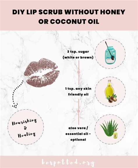 The Best Diy Lip Scrub Without Honey And Coconut Oil Be Spotted