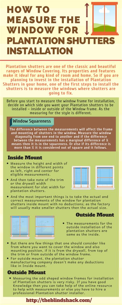 Choose your mounting options from the options shown. How to measure the window for Plantation Shutters ...