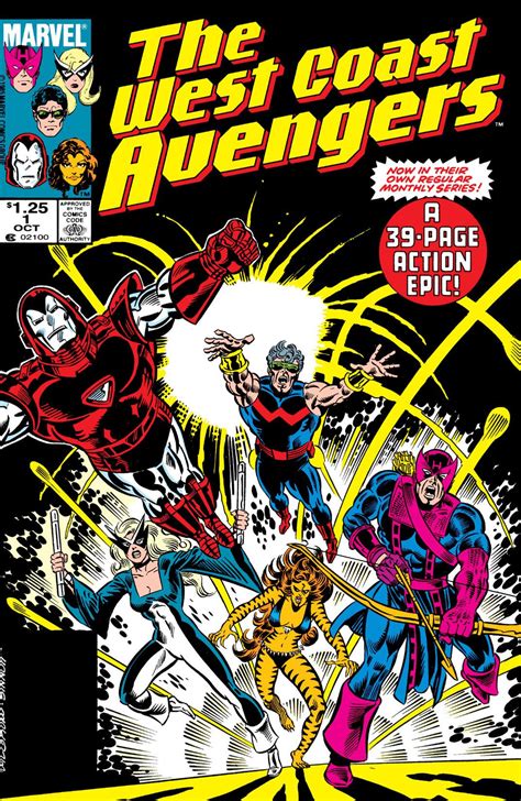 West Coast Avengers Vol 2 1 Marvel Database Fandom
