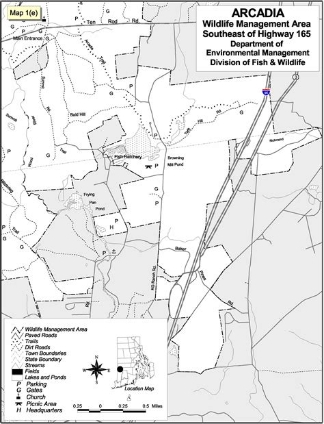 Arcadia Management Area Trail Map - Printable Maps Online