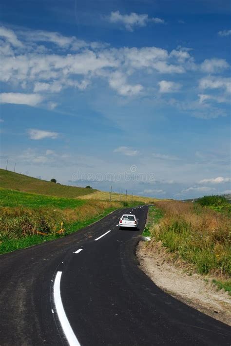 Modern Road In Countryside Landscape Stock Photo Image Of Traffic