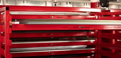 Roll Out Sheet Metal Racks Roll Out Racks For Flat Metal Storage