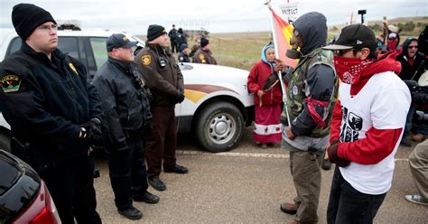 Standing Rock Dakota Access Pipeline Protesters Broadcast Their Tense Standoff With Police Using