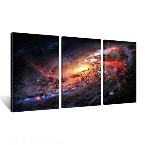 Kreative Arts Space And Universe Stretched Canvas Print Space