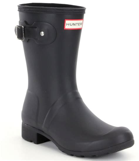 Hunter Womens Original Tour Matte Short Rain Boots Dillards