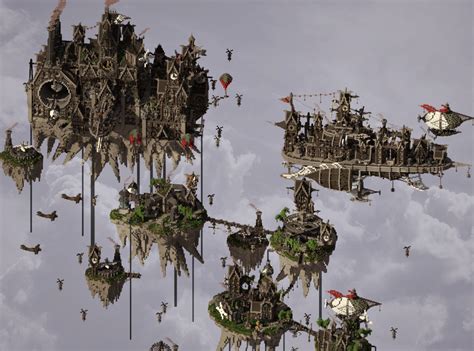 Blackwind Metropolis A City In The Sky Minecraft Map