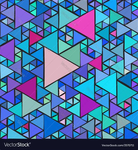 Random Triangles Background Royalty Free Vector Image