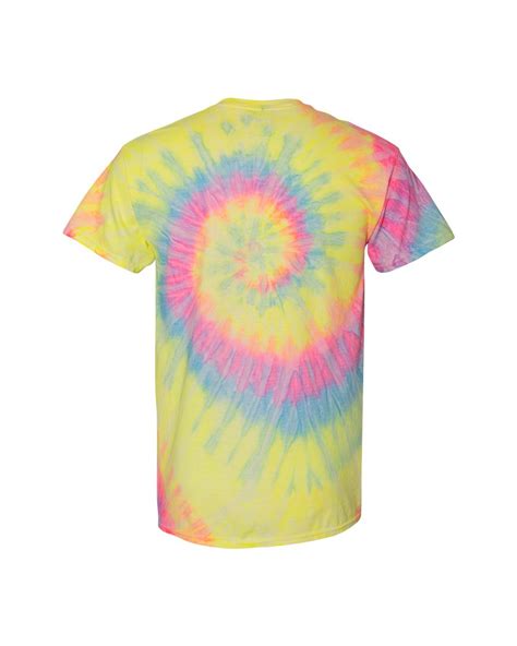 Dyenomite 200ms Multi Color Spiral Tie Dyed T Shirt