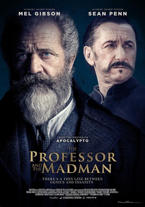 First Poster for Mystery-Drama 'The Professor and the Madman ...
