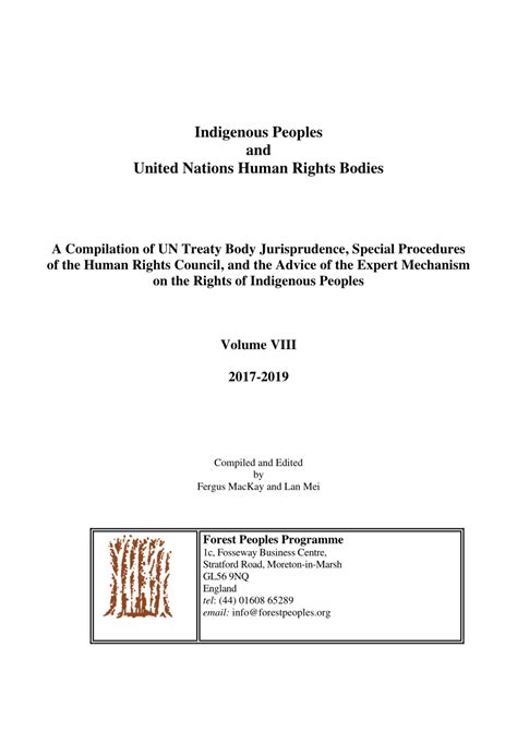 Pdf A Compilation Of Un Treaty Body Jurisprudence Special Procedures