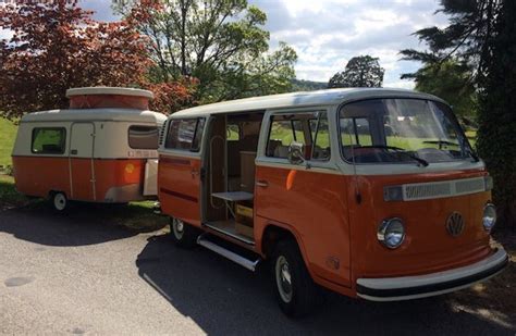 This Iconic Vw T2 Camper Comes With Its Own Mini Caravan For Extra Cool