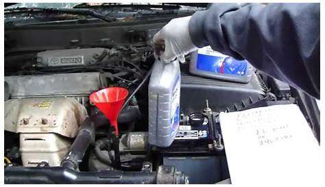 2011 toyota camry transmission fluid level check