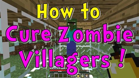 Minecraft Quick Tips How To Cure Zombie Villagers Youtube