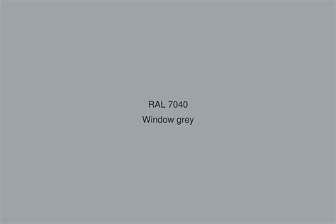 RAL 7040 Colour Window Grey RAL Grey Colours RAL Colour Chart UK