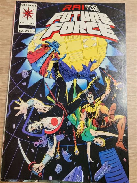Rai And The Future Force 10 1993 Fn Valiant Comic Comic Books