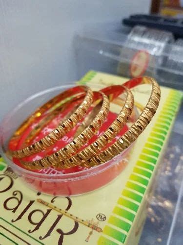 party brass base gold plated artificial bangle at rs 366 box in chennai