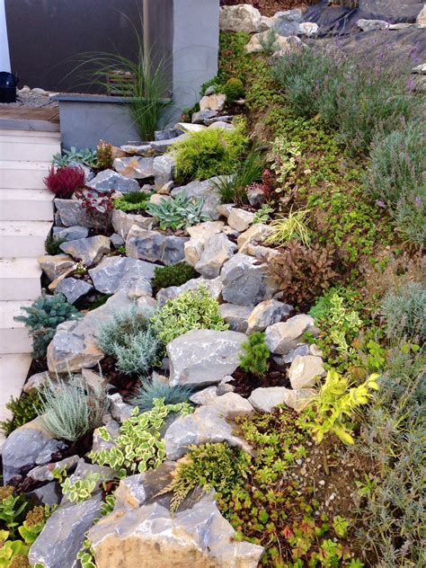 It a very personal touch to add to your garden and a. Garden rock #fronthousegardenideasretainingwalls (front ...