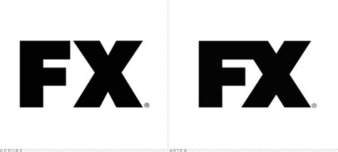 Fx Logo Before And After Channel Logo Tv Channel Logo Logo Evolution