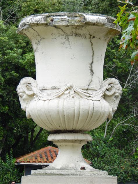 Giant Cement Vase Decor Free Stock Photo Public Domain Pictures