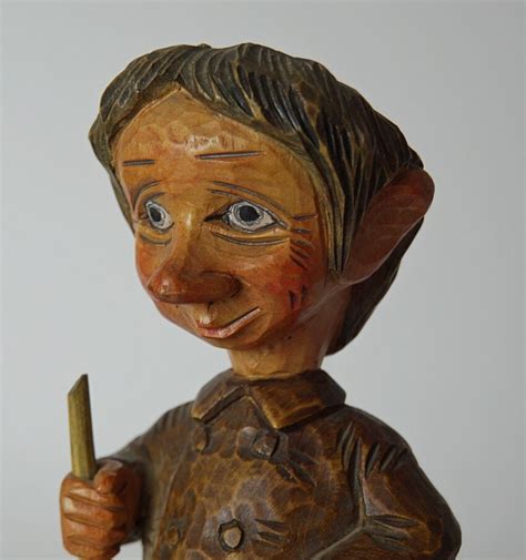 Anton Sveen Hand Carved Wood Norwegian Troll