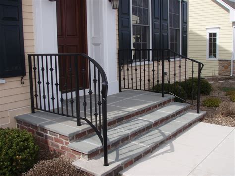 Wrought Iron Handrails For Porch Steps — Randolph Indoor And Outdoor Design