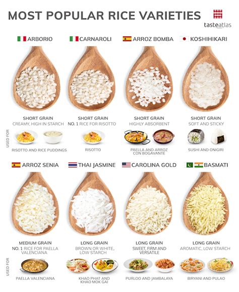 Most Popular Rice Varieties And What Dishes To Use Them For