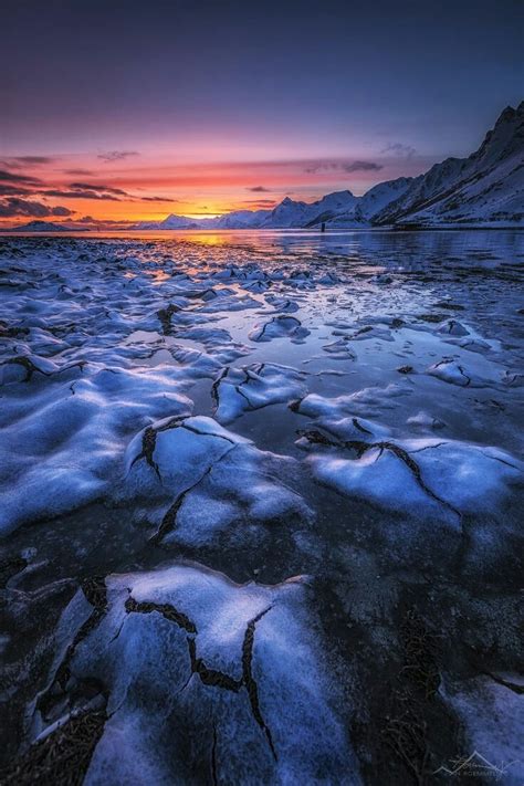 Norwaymagic Sunset On The Lofoten Islands By Nicolas Roemelt 500px