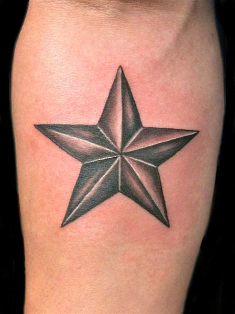 20 3d Star Tattoo Images Pictures And Design Ideas