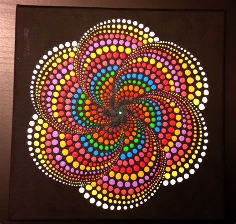 Original Mandala Dot Painting Hand Made By Anna Kep By Moldaart Dot