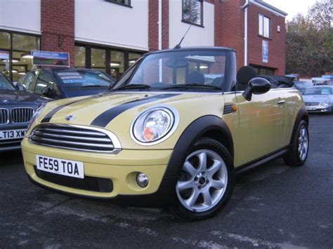 2009 59 Reg Mini Cooper Convertiblerare Interchange Yellowgen 50000