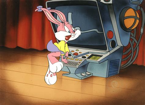 Tiny Toons Original Production Cel Babs Bunny Cel Looney Tunes