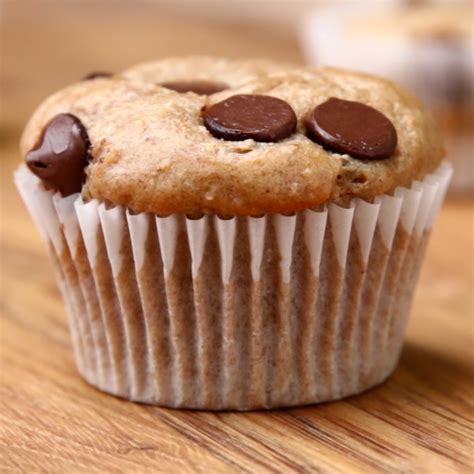 Best 4 Banana Chocolate Chip Breakfast Muffins Recipe By Tasty Recipes