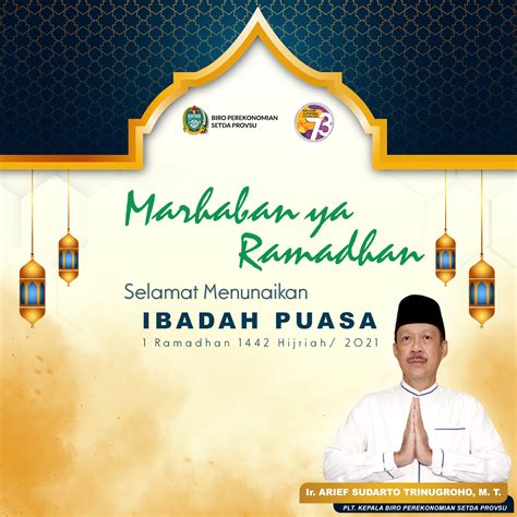 Selamat Menunaikan Ibadah Puasa Ramadan H Biro Perekonomian