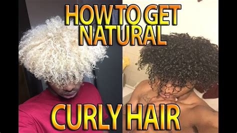 How To Get Natural Curly Hair Youtube