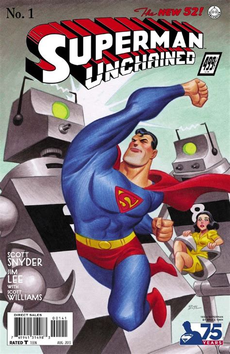 Superman Unchained 1 Bruce Timm Variant Cover Bruce Timm Superman