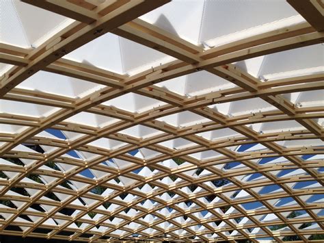 Utsa Gridshell Prototype At The Mcnay Art Museum Roof Architecture