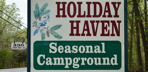 Holiday Haven Campground New Jersey Campgrounds