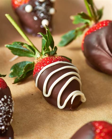 Chocolate Covered Strawberries Recipe 2 Ingredients The Kitchn
