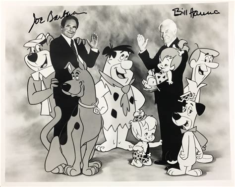 Lot Detail Hanna Barbera Bill Hanna And Joe Barbera Dual Signed 8 X
