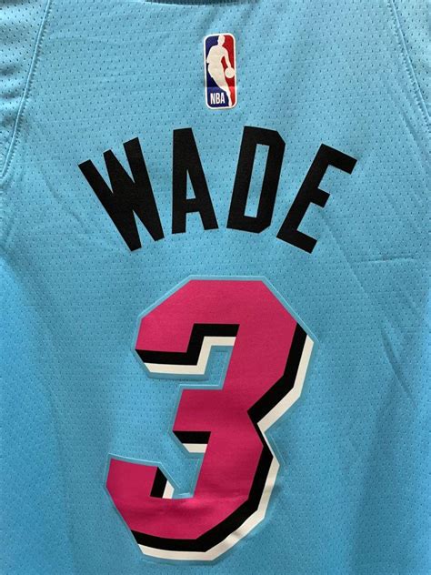 Bnwt Dwyane Wade Authentic Nike Nba Mens Miami Heat Vicewave Swingman