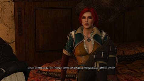 Witcher Prologue Remastered Triss Sex Scene Witcher Mod Youtube