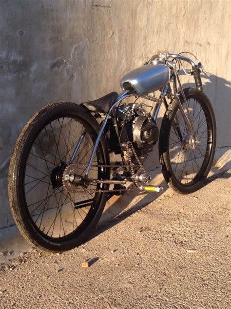 Boardtrack Racer Inspired Motorized Bicycle Motorized Bicycle