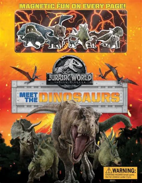 Meet The Dinosaurs Magnetic Fun Jurassic World Fallen Kingdom 1199